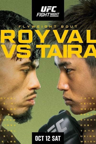 UFC Fight Night 244: Royvalo vs Taira
